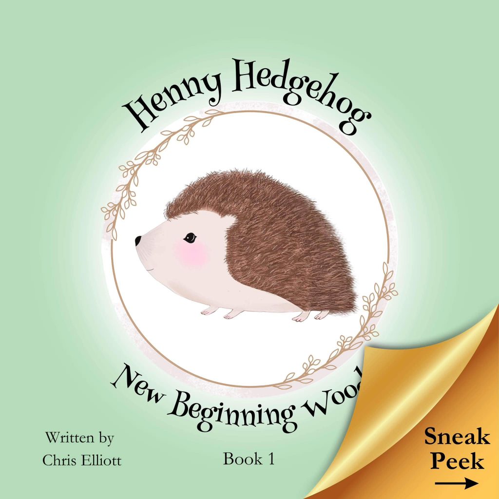 Henny hedgehog book front cover sneak peak